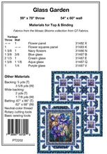 Load image into Gallery viewer, Glass Garden pattern from Pine Tree Country Quilts
