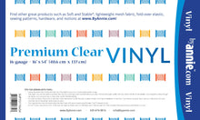 Load image into Gallery viewer, Premium Clear Vinyl - 16 inch x 54 inch