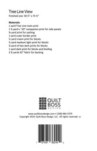 Load image into Gallery viewer, Tree Line View pattern from Quilt Boss Design