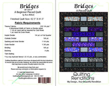 Load image into Gallery viewer, Bridges pattern and Quilt Kit featuring Steampunk Adventure Collection