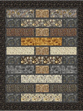 Load image into Gallery viewer, Bridges pattern and Quilt Kit featuring Steampunk Adventure Collection