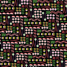 Load image into Gallery viewer, I love Sushi from Geisha Girl collection by Michael Miller