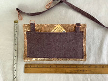 Load image into Gallery viewer, Rose gold cork clutch wallet