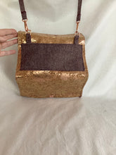 Load image into Gallery viewer, Rose gold cork clutch wallet