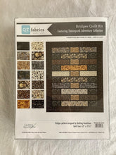 Load image into Gallery viewer, Bridges pattern and Quilt Kit featuring Steampunk Adventure Collection