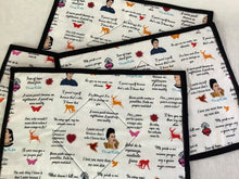 Load image into Gallery viewer, PRE-ORDER Reversible Christmas and Frida Kahlo placemats