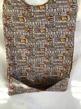 Load image into Gallery viewer, Adult bib with crumb catcher pocket