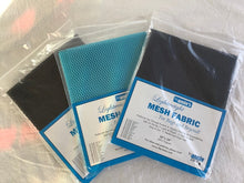 Load image into Gallery viewer, Mesh Lite Weight Black, navy, parrot blue 18 x 54 inch by Annie Unrein