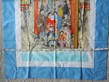 Load image into Gallery viewer, Japanese shrine or temple with Mt Fuji, cherry blossoms and girl's day and boy's day coordinates