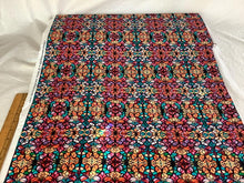 Load image into Gallery viewer, Radiant Reflections stained glass window fuchsia from Quilting Treasures fabrics