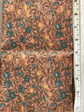 Load image into Gallery viewer, Copper turquoise gold blue fat quarters 4 piece set