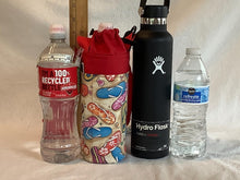 Load image into Gallery viewer, Insulated bottle totes 16-25 oz; half liter to 750 ml (Small)