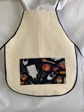 Load image into Gallery viewer, Kids apron on canvas with your choice of fabric
