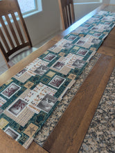 Load image into Gallery viewer, Tiles and Traditional Christmas reversible runner