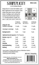 Load image into Gallery viewer, Stripeplicity Maple Island Quilts