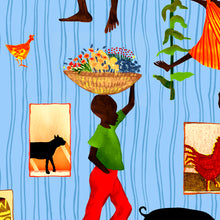 Load image into Gallery viewer, Joyful days scenic toss by Julia Cairns from Quilting Treasures two yards