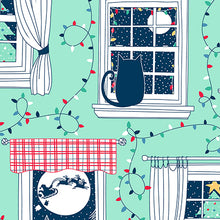 Load image into Gallery viewer, Twinkle twinkle Christmas Windows from Quilting Treasures