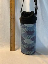 Load image into Gallery viewer, Black canvas blue clouds