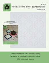 Load image into Gallery viewer, Hot stuff trivet and potholder small pattern or refills