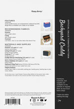 Load image into Gallery viewer, Backyard Caddy pattern with free feet