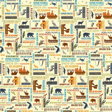 Load image into Gallery viewer, National Parks words cream colorway
