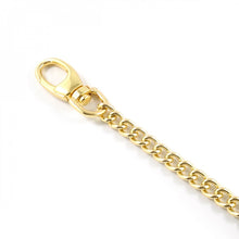 Load image into Gallery viewer, Purse Chain with Hooks 44 inch Long Gold