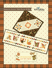 Load image into Gallery viewer, Awesome Autumn Table Runner and Mat Kit with Free Pattern