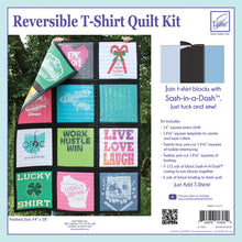 Load image into Gallery viewer, PREORDER Just add tee shirts! Reversible T-Shirt Quilt Kit
