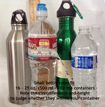 Load image into Gallery viewer, Insulated bottle totes 16-25 oz; half liter to 750 ml (Small)