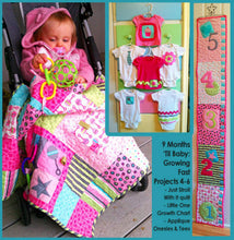 Load image into Gallery viewer, Organic cotton fabric scraps from Robert Kaufman designed by Katie Henagir
