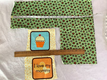 Load image into Gallery viewer, Organic cotton fabric scraps from Robert Kaufman designed by Katie Henagir