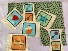Load image into Gallery viewer, Organic cotton fabric scraps from Robert Kaufman designed by Katie Henagir