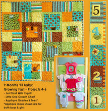 Load image into Gallery viewer, Organic cotton fabric scraps from Robert Kaufman designed by Katie Henagir