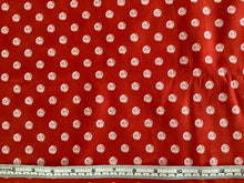 Load image into Gallery viewer, Coffee Chalk Polka Dots Red by J. Wecker Frisch from Riley Blake fabrics