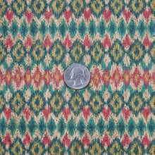Load image into Gallery viewer, Tribal cork faux leather half yard