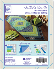 Load image into Gallery viewer, Just add fabric! Quilt as you go Morning Blend Runner