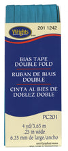 Load image into Gallery viewer, Wright’s Double Fold Bias Tape PC201 1/4 inch
