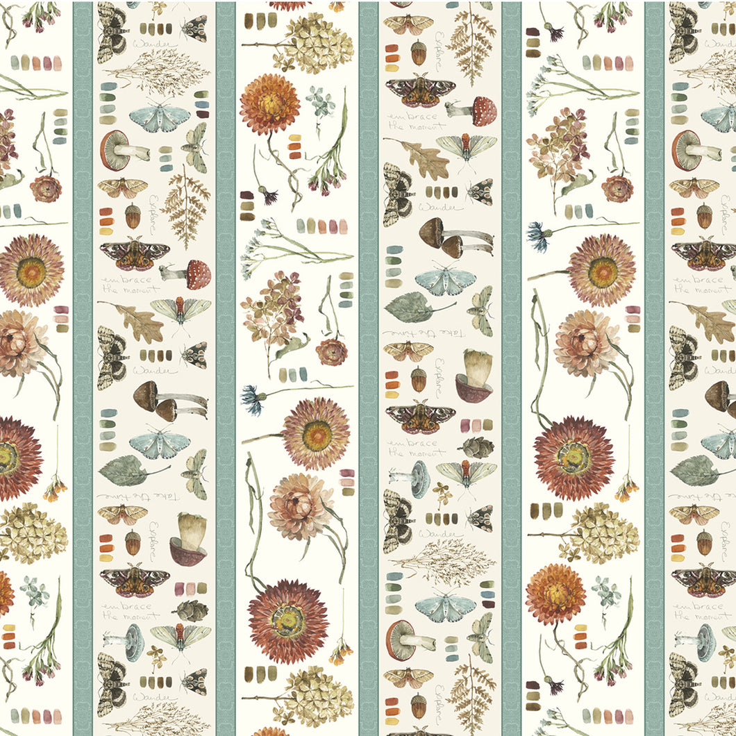 Seasons Study stripe from Wilmington Prints