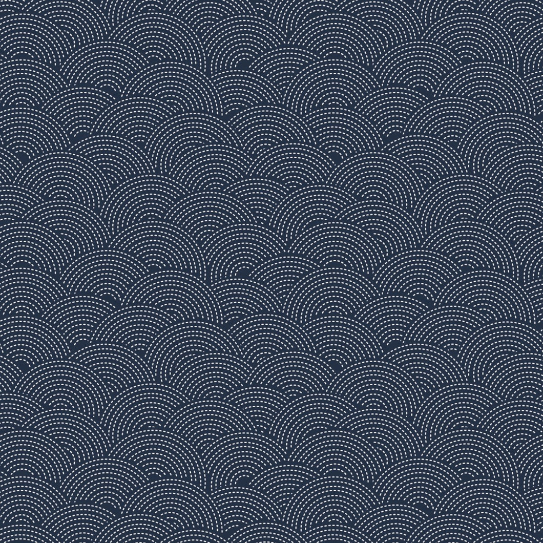 Mixology Sashiko Indigo from Camelot fabrics