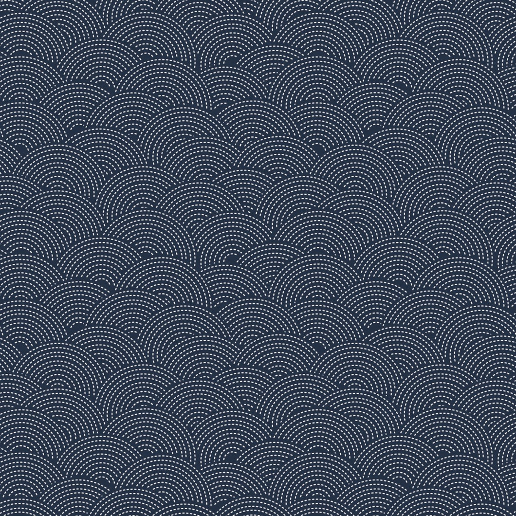 Mixology Sashiko Indigo from Camelot fabrics