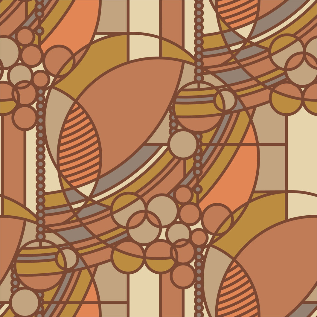 Frank Lloyd Wright Collection From Cloud9 Fabrics March Balloons Earth
