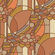 Frank Lloyd Wright Collection From Cloud9 Fabrics March Balloons Earth