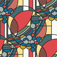 Frank Lloyd Wright Collection From Cloud9 Fabrics March Balloons Bright