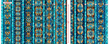 Load image into Gallery viewer, Bohemian Sunrise Celestial Decorative Stripe by Morris Creative Group from Quilting Treasures
