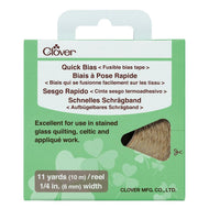 Clover Fusible Quick Bias Gold 1/4 inch x 11 yards