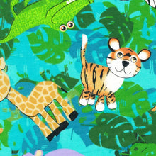 Load image into Gallery viewer, Cuddle prints Flannel Jungle Friends from Fabri-quilt
