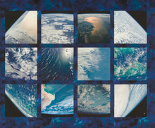 Load image into Gallery viewer, Earth Views ocean hidden islands marine colorway by Karen Nyberg from Robert Kaufman
