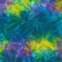 Load image into Gallery viewer, Artisan Batiks Patina Handpaint Northern Lights colorway from Robert Kaufman
