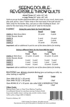 Load image into Gallery viewer, Seeing Double Reversible Throw Quilts
