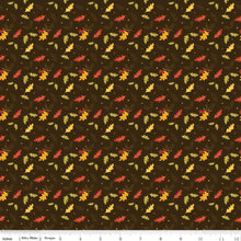 Load image into Gallery viewer, Awesome Autumn leaves Raisin from Riley Blake by Sandy Gervais
